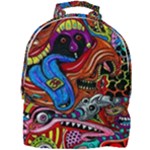 Psychedelic Trippy Hippie  Weird Art Mini Full Print Backpack