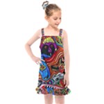 Psychedelic Trippy Hippie  Weird Art Kids  Overall Dress