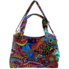 Double Compartment Shoulder Bag 