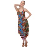 Psychedelic Trippy Hippie  Weird Art Layered Bottom Dress