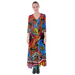 Button Up Maxi Dress 