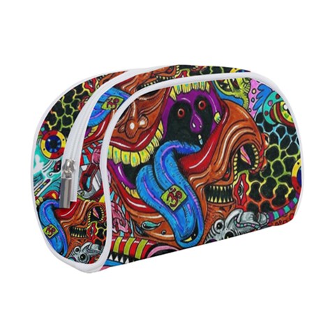 Psychedelic Trippy Hippie  Weird Art Make Up Case (Small) from ArtsNow.com