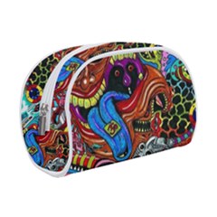 Psychedelic Trippy Hippie  Weird Art Make Up Case (Small) from ArtsNow.com
