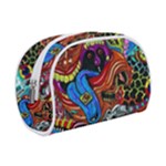Psychedelic Trippy Hippie  Weird Art Make Up Case (Small)