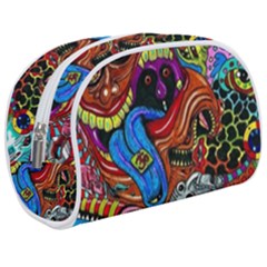 Psychedelic Trippy Hippie  Weird Art Make Up Case (Medium) from ArtsNow.com