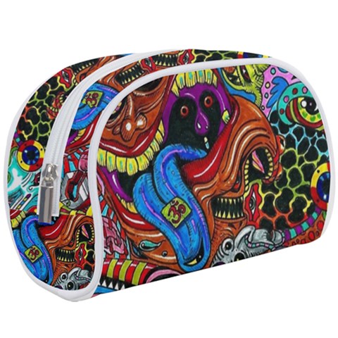 Psychedelic Trippy Hippie  Weird Art Make Up Case (Large) from ArtsNow.com