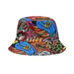 Psychedelic Trippy Hippie  Weird Art Bucket Hat