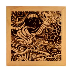 Wood Photo Frame Cube 