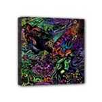 Trippy Dark Psychedelic Mini Canvas 4  x 4  (Stretched)