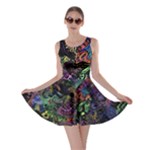 Trippy Dark Psychedelic Skater Dress