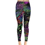 Trippy Dark Psychedelic Everyday Leggings 