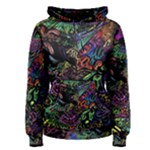 Trippy Dark Psychedelic Women s Pullover Hoodie