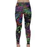Trippy Dark Psychedelic Classic Yoga Leggings