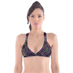 Trippy Dark Psychedelic Plunge Bikini Top