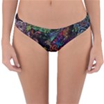 Trippy Dark Psychedelic Reversible Hipster Bikini Bottoms