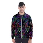 Trippy Dark Psychedelic Men s Windbreaker