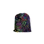 Trippy Dark Psychedelic Drawstring Pouch (XS)