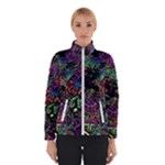 Trippy Dark Psychedelic Women s Bomber Jacket