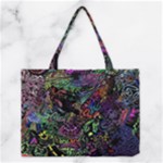 Trippy Dark Psychedelic Medium Tote Bag