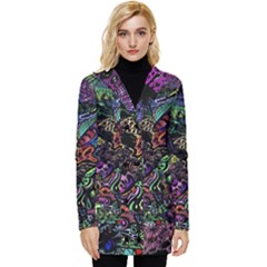 Button Up Hooded Coat  