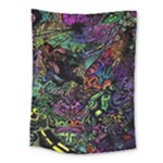 Trippy Dark Psychedelic Medium Tapestry