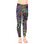 Trippy Dark Psychedelic Kids  Leggings