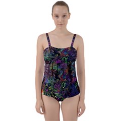 Twist Front Tankini Set 