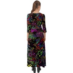Button Up Boho Maxi Dress 