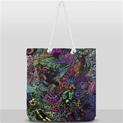 Full Print Rope Handle Tote (Large) 