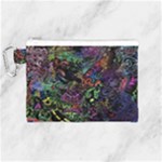 Trippy Dark Psychedelic Canvas Cosmetic Bag (Medium)