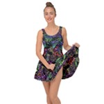 Trippy Dark Psychedelic Inside Out Casual Dress