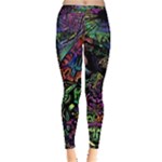Trippy Dark Psychedelic Inside Out Leggings