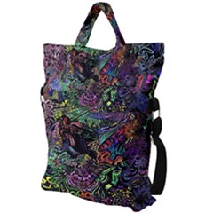 Fold Over Handle Tote Bag 