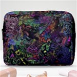 Trippy Dark Psychedelic Make Up Pouch (Large)