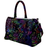 Trippy Dark Psychedelic Duffel Travel Bag