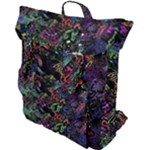 Trippy Dark Psychedelic Buckle Up Backpack