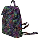 Trippy Dark Psychedelic Buckle Everyday Backpack
