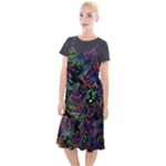 Trippy Dark Psychedelic Camis Fishtail Dress