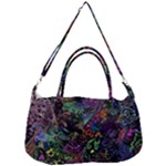 Trippy Dark Psychedelic Removable Strap Handbag