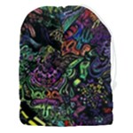 Trippy Dark Psychedelic Drawstring Pouch (3XL)