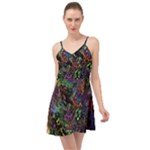 Trippy Dark Psychedelic Summer Time Chiffon Dress