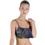 Trippy Dark Psychedelic Layered Top Bikini Top 