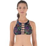 Trippy Dark Psychedelic Perfectly Cut Out Bikini Top