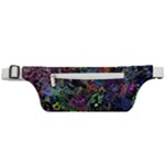 Trippy Dark Psychedelic Active Waist Bag