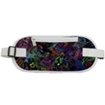 Trippy Dark Psychedelic Rounded Waist Pouch