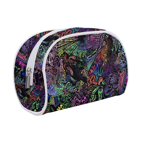 Trippy Dark Psychedelic Make Up Case (Small) from ArtsNow.com