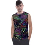 Trippy Dark Psychedelic Men s Regular Tank Top