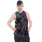 Trippy Dark Psychedelic Men s Sleeveless Hoodie