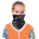 Trippy Dark Psychedelic Face Covering Bandana (Kids)