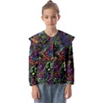 Trippy Dark Psychedelic Kids  Peter Pan Collar Blouse
